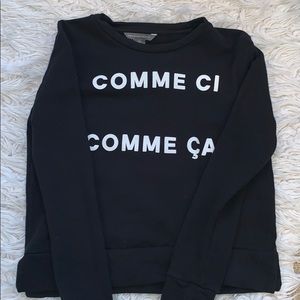 NWOT French Connection Black&White sweater